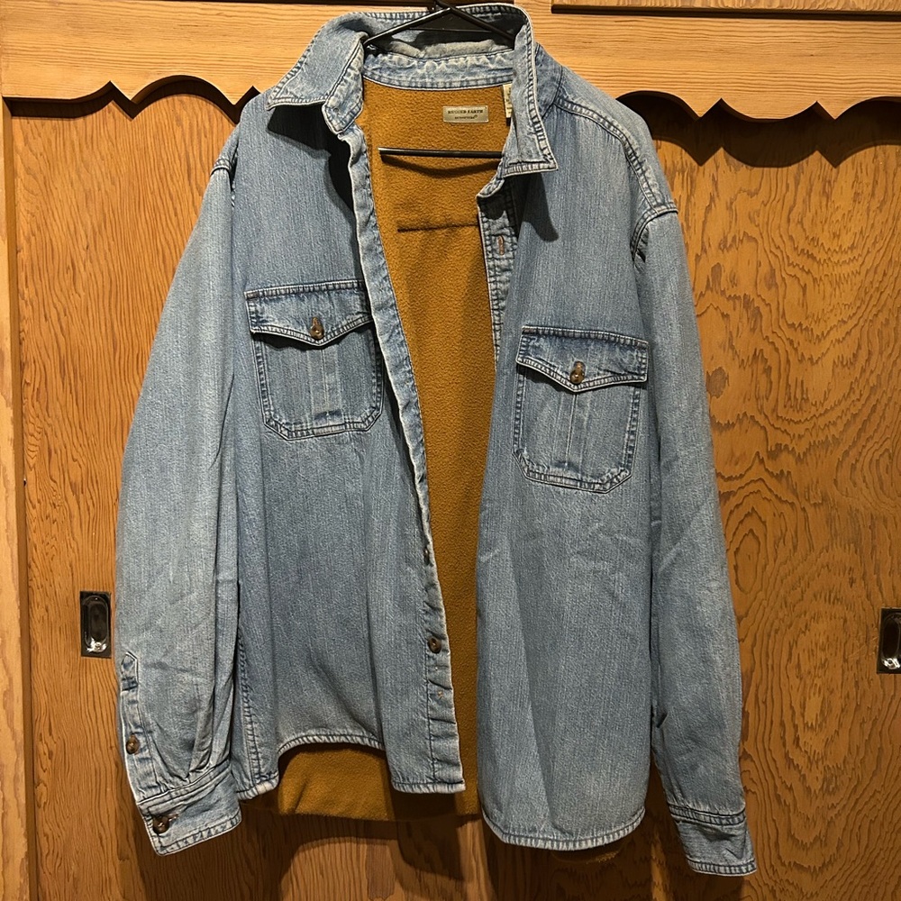 Jean Jacket with fleece inside